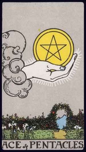 Carta del tarot As de Oros