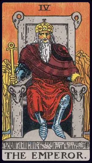Carta del tarot El Emperador